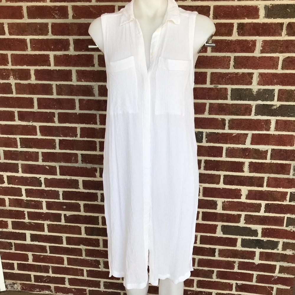 HD in Paris tunic dress size medium white color